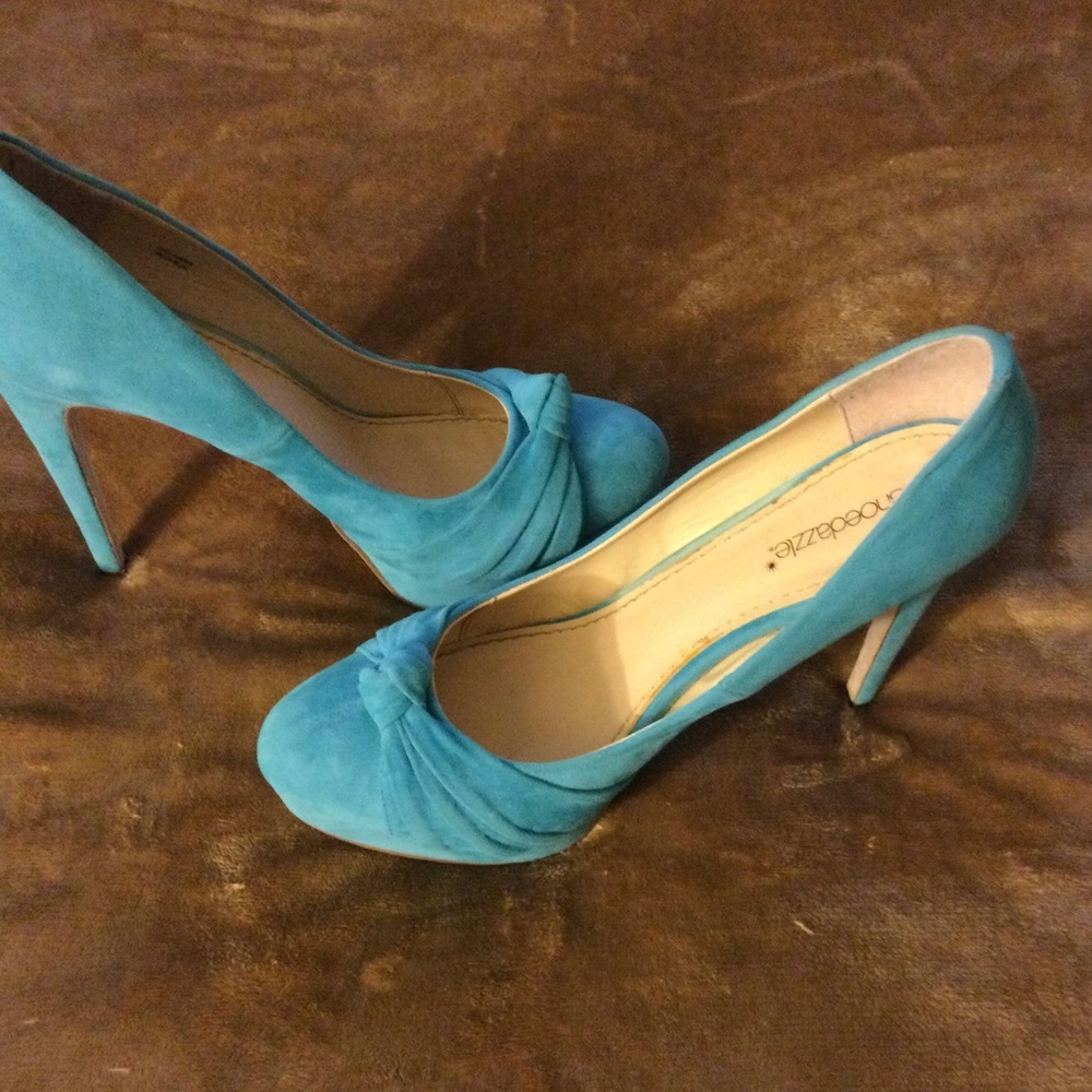 Women-Size 10 Stiletto - Turquoise